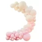 Preview: Balloon arch pink, cream, white