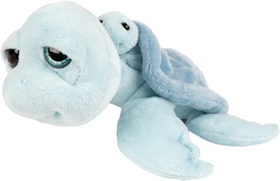 Schildkröte blau 24cm mit Baby