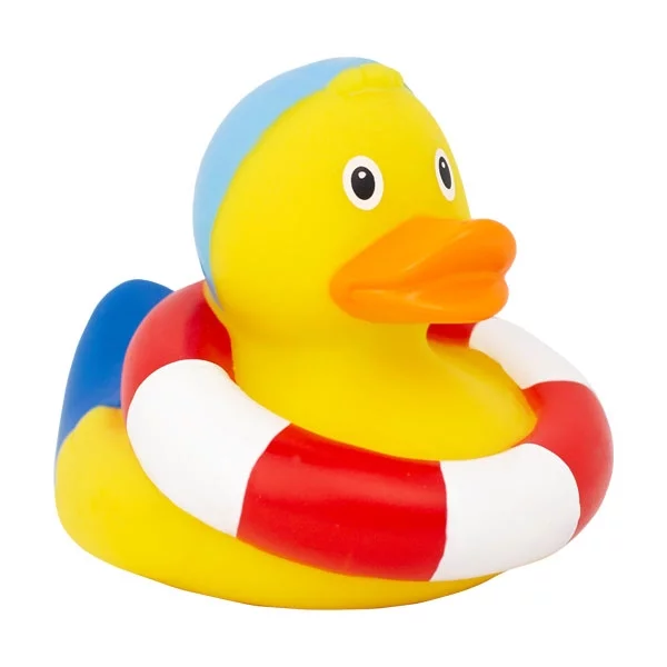 Bath duck swimming ring