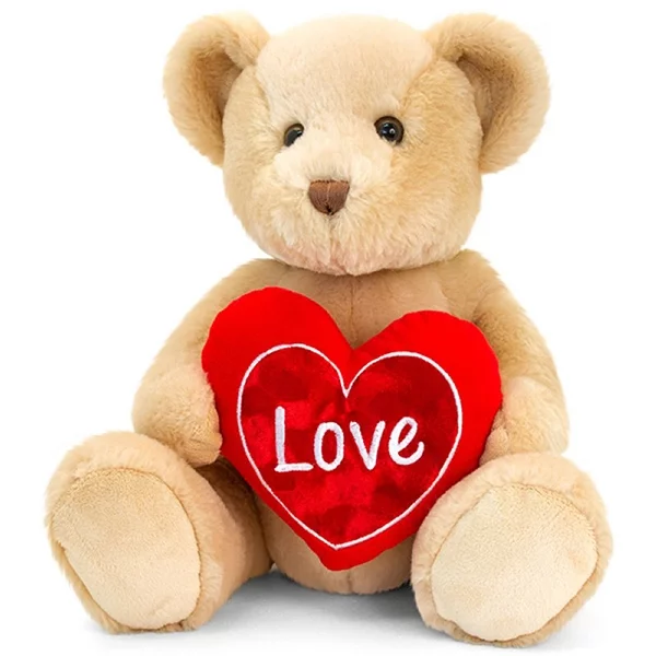 Chester bear brown 40cm with heart