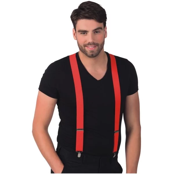 Suspenders Basic red