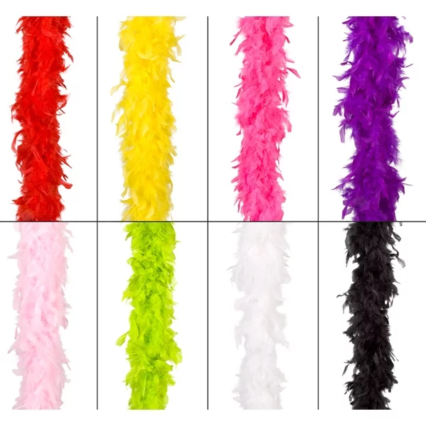 Feather boa 180cm, 50g assorted