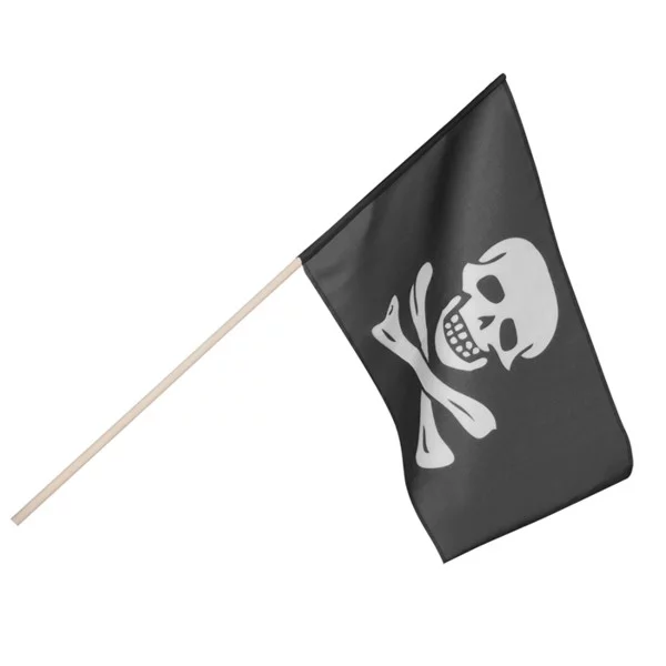 Black pirate flag