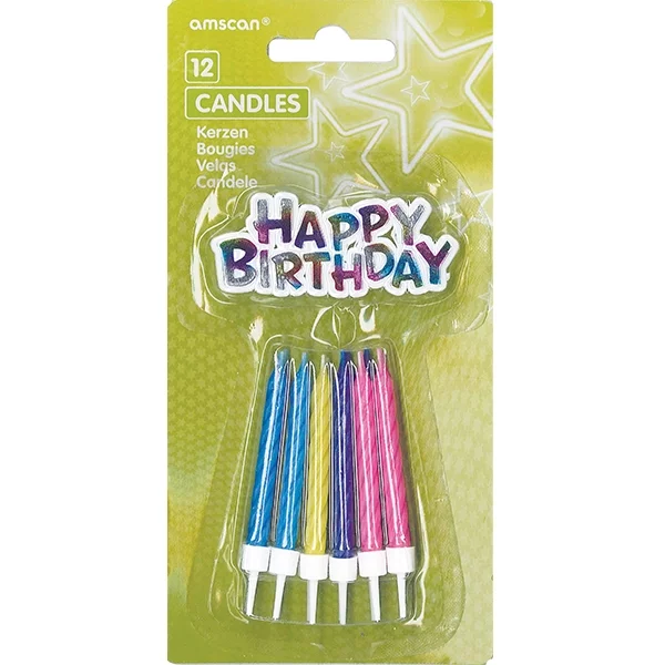 12 birthday candles