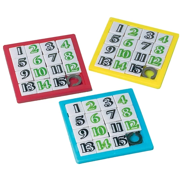 12 sliding number puzzles