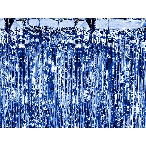 Party curtain blue