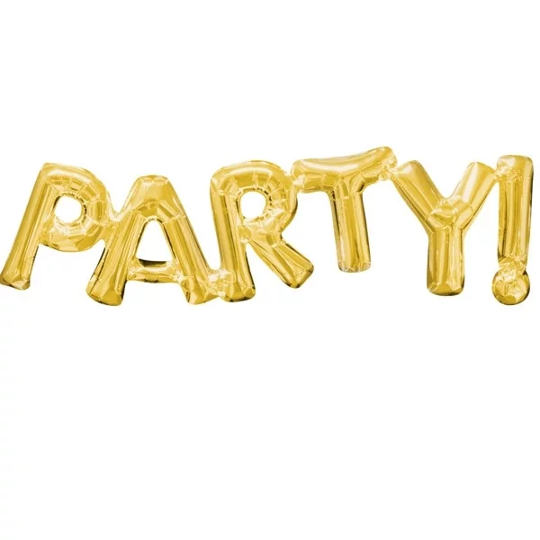 FB Satz *Party* gold 83x22cm