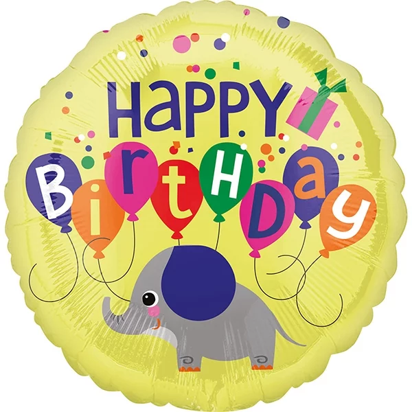 Foil balloon Birthday Elephant