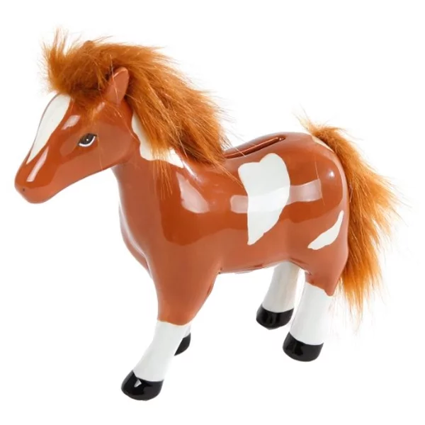 Money box horse brown